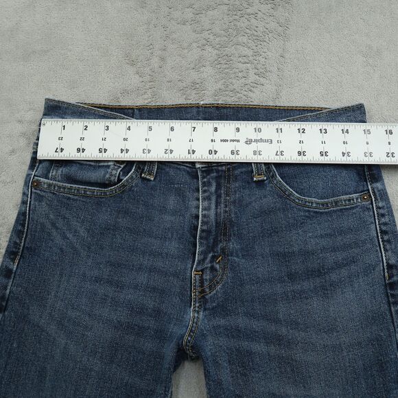 Levi's 511 Jeans Mens Fits 30x29 (Size 32x30) Blue Slim Stretch Denim Shrinkage - Picture 13 of 16